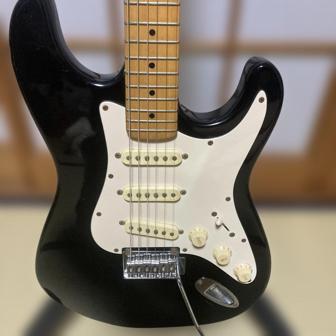 Epiphone ストラトタイプ ギター ブラック