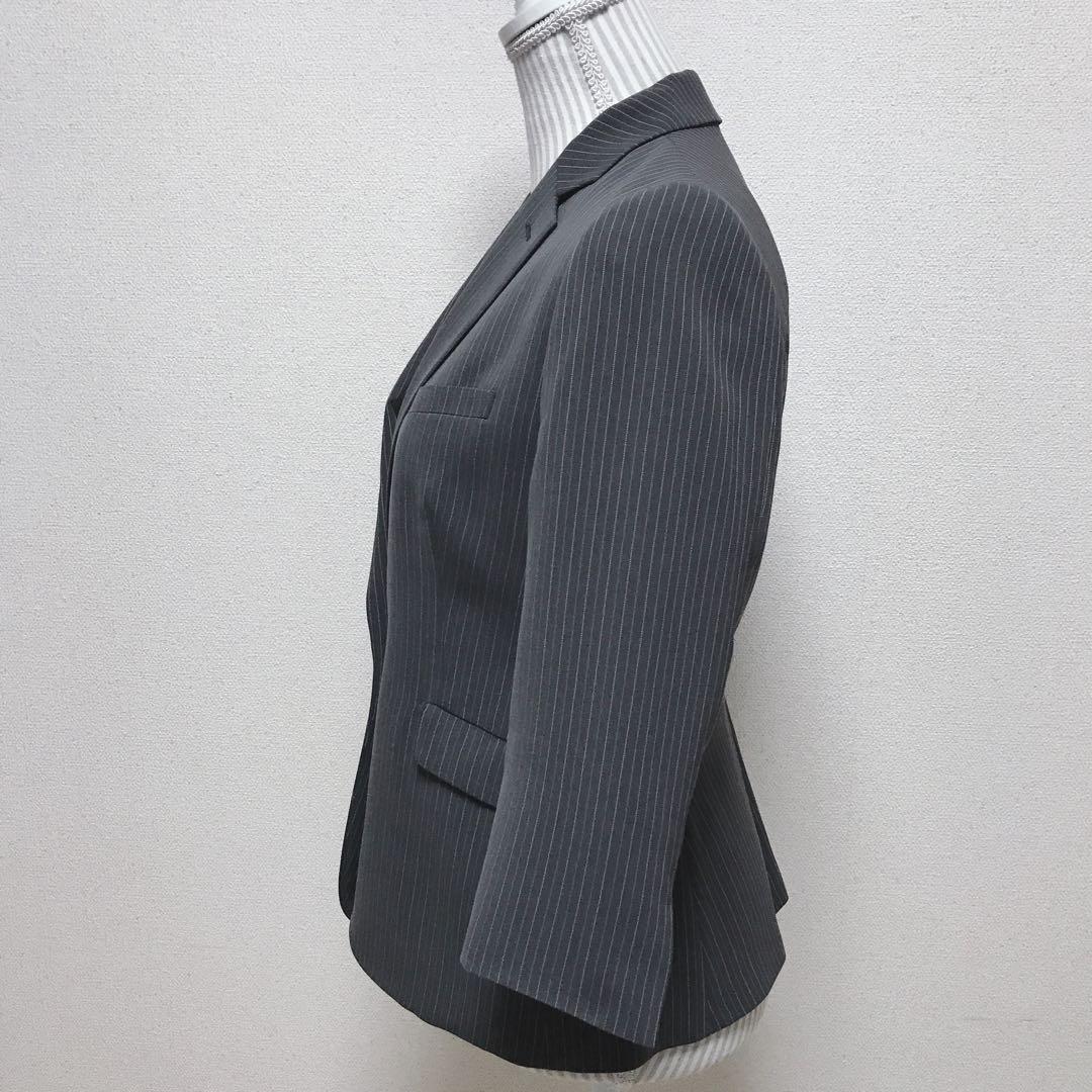 オリヒカ　セットアップスーツ　パンツスーツ　ダークグレー　11号　ウォッシャブル