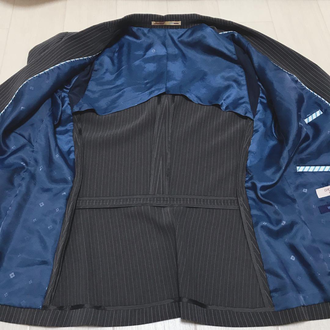 オリヒカ　セットアップスーツ　パンツスーツ　ダークグレー　11号　ウォッシャブル