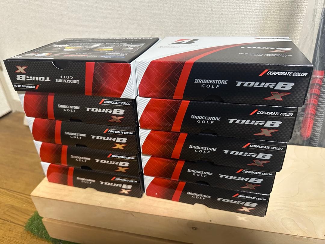 ブリヂストン TOUR B X ゴルフボール　10ダースセット　コーポレート