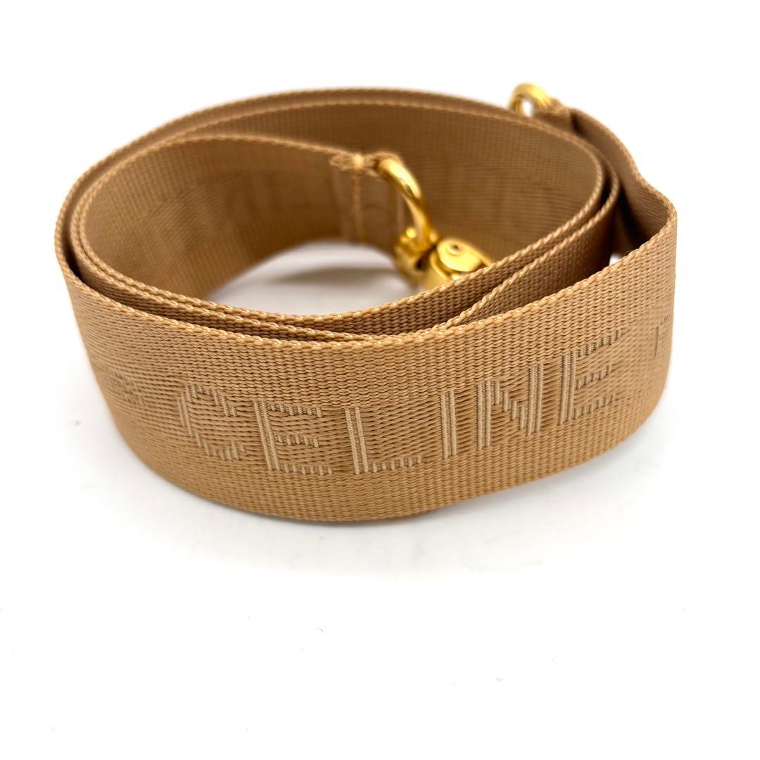 CELINE セリーヌ マカダム柄 ボストンバッグ ショルダー付き 南京錠＆鍵付