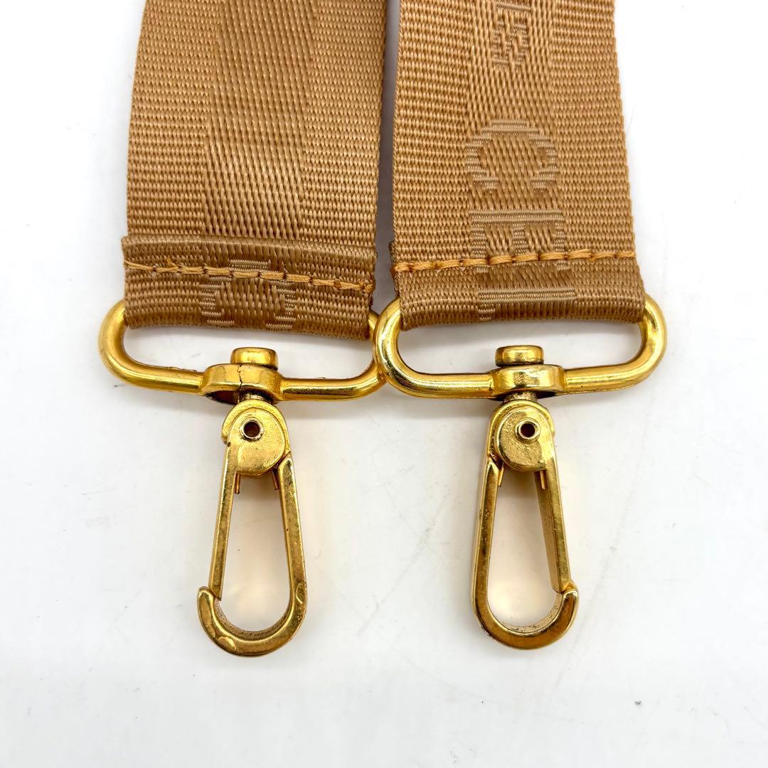 CELINE セリーヌ マカダム柄 ボストンバッグ ショルダー付き 南京錠＆鍵付