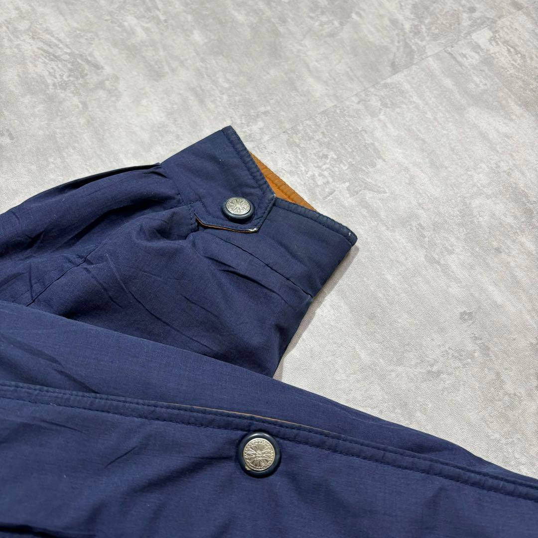 90s SEARS 中綿 短丈 ナイロンジャケット TALONジップ ネイビー