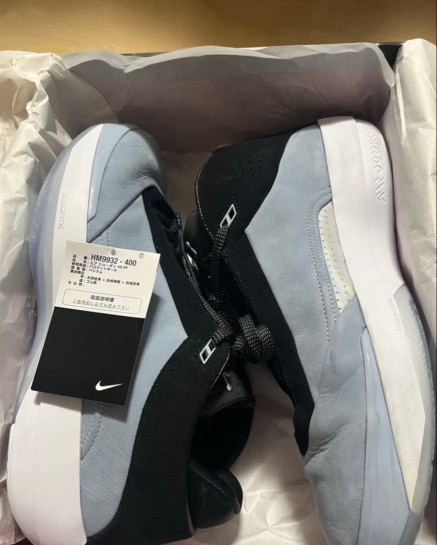 『限定値下げ』30cm エアジョーダン40 PF Blue Suede AJ40