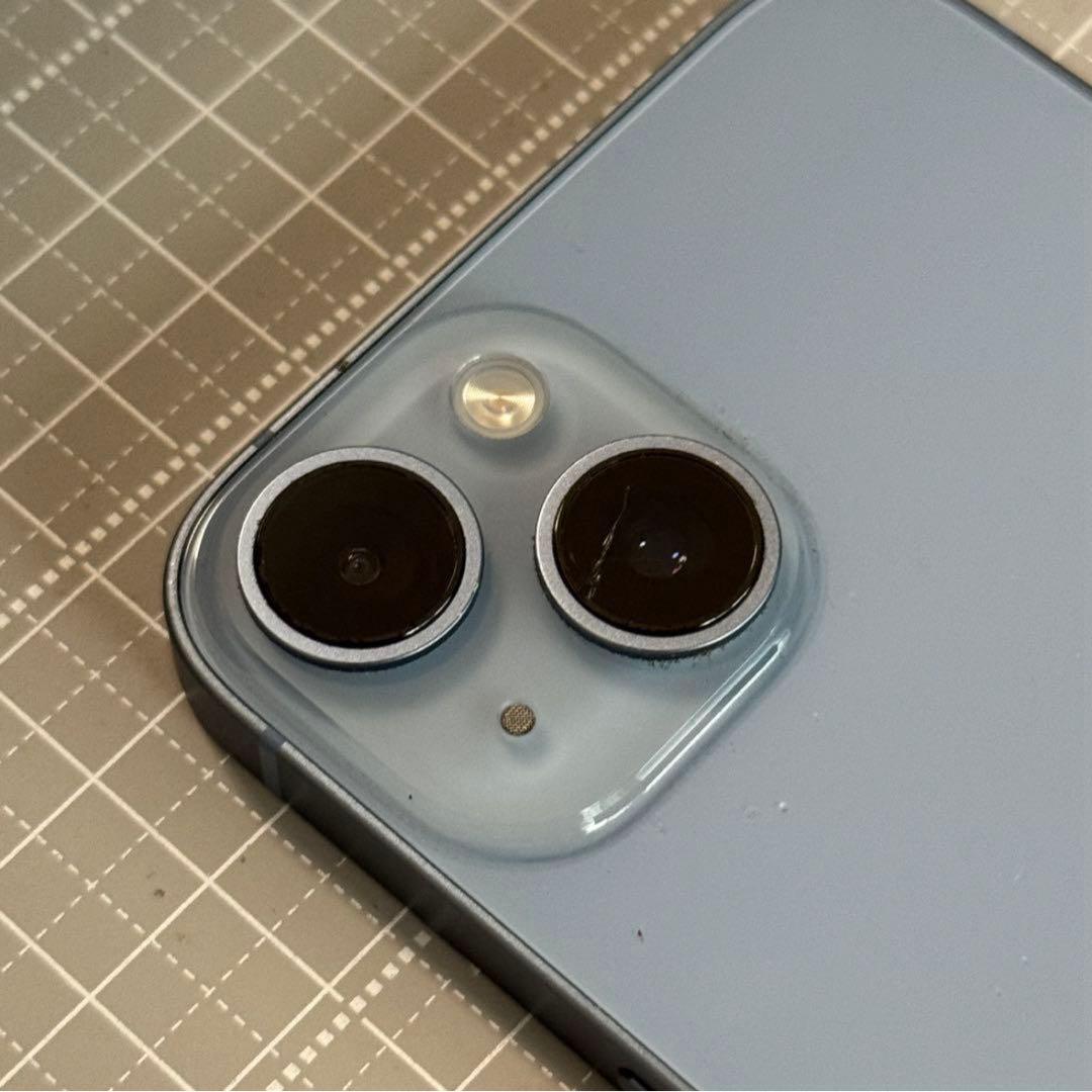 iPhone14 128GB ブルー バッテリー100% 訳あり