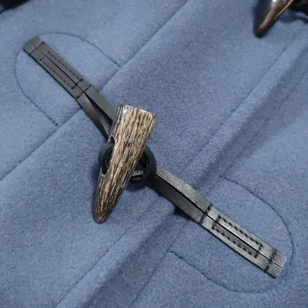 極美品✨マッキントッシュ　ロングダッフルコート　ブルーグレー　38