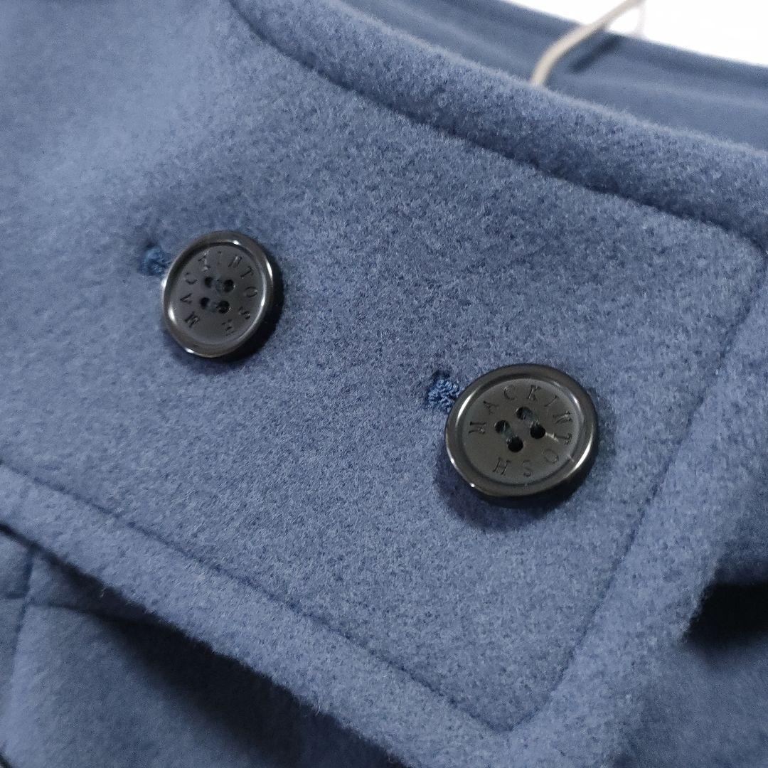 極美品✨マッキントッシュ　ロングダッフルコート　ブルーグレー　38