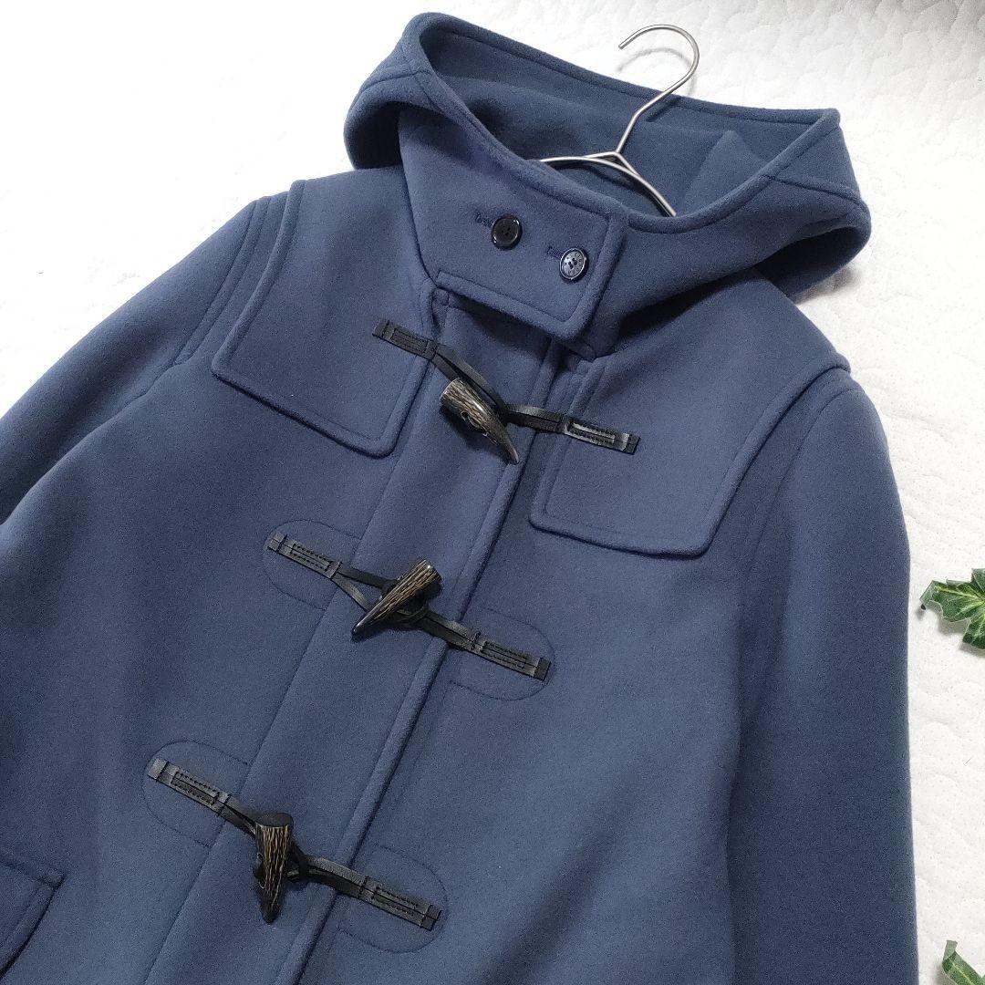 極美品✨マッキントッシュ　ロングダッフルコート　ブルーグレー　38