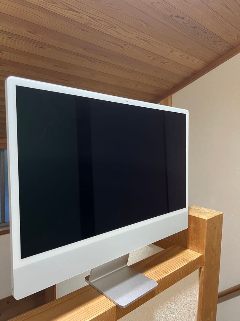 Apple iMac 24インチ（M1チップ）シルバー　箱あり・付属品完備