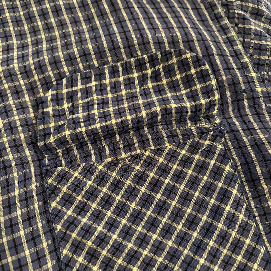 【50sビンテージ】Campus レーヨンシャツ シャドー 織柄 L ロカビリー