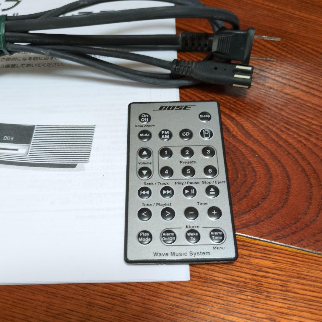 BOSE Wave Music System完動品純正リモコン純正電源コード取説