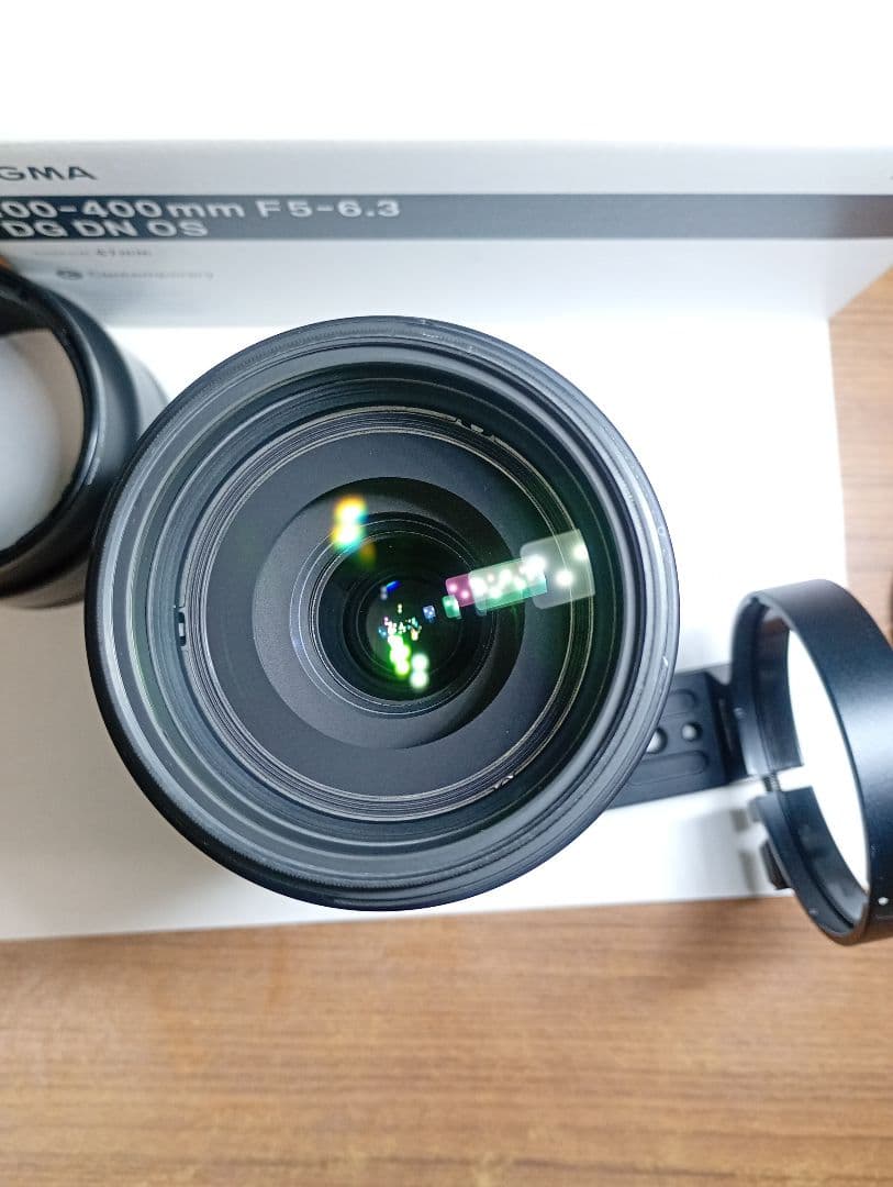 Eマウント用　SIGMA 100-400mm F5-6.3 ＋フィルター・三脚座