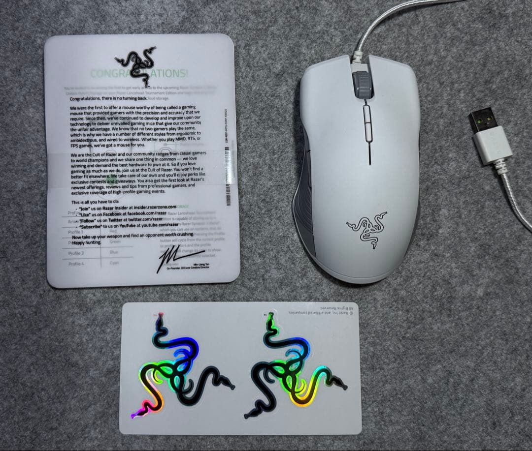 マウス・トラックボール Razer Lancehead Tournament Edit Mercury