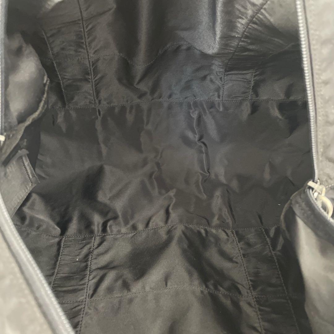 極美品　プラダ　三角ロゴ　ナイロン　ボストンバッグ　2way　ブラック　5084