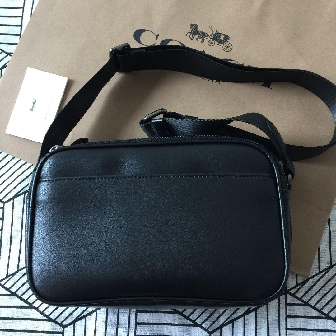 COACHコーチバッグ C4148 ブラック ショルダーバッグメンズバッグ