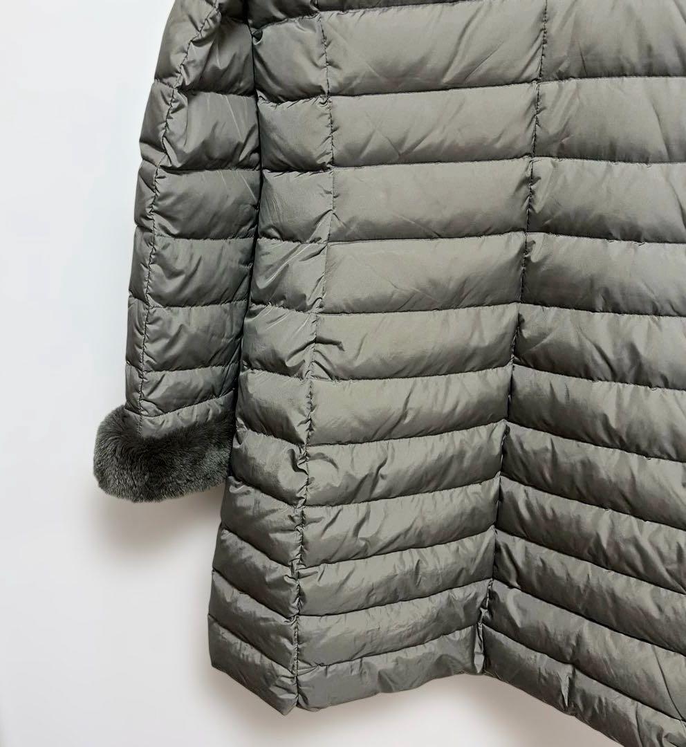 ユナイテッドアローズ ダウン コート レッキスラビット ファー 上質 高級 38