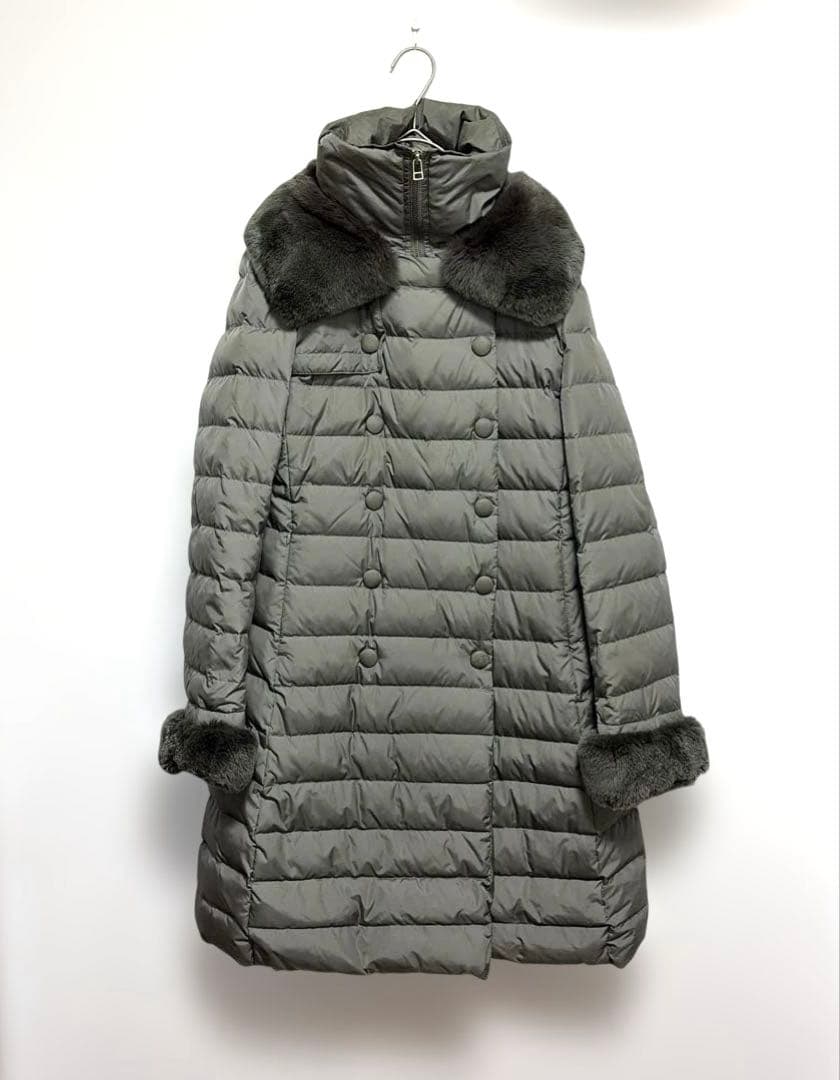 ユナイテッドアローズ ダウン コート レッキスラビット ファー 上質 高級 38