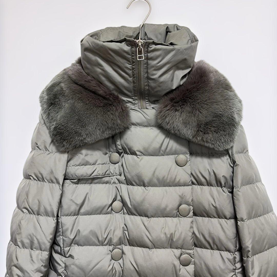 ユナイテッドアローズ ダウン コート レッキスラビット ファー 上質 高級 38