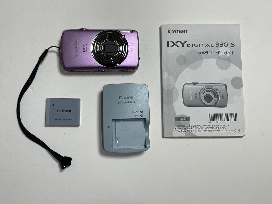 Canon IXY DIGITAL 930 IS パープル　作動確認済み