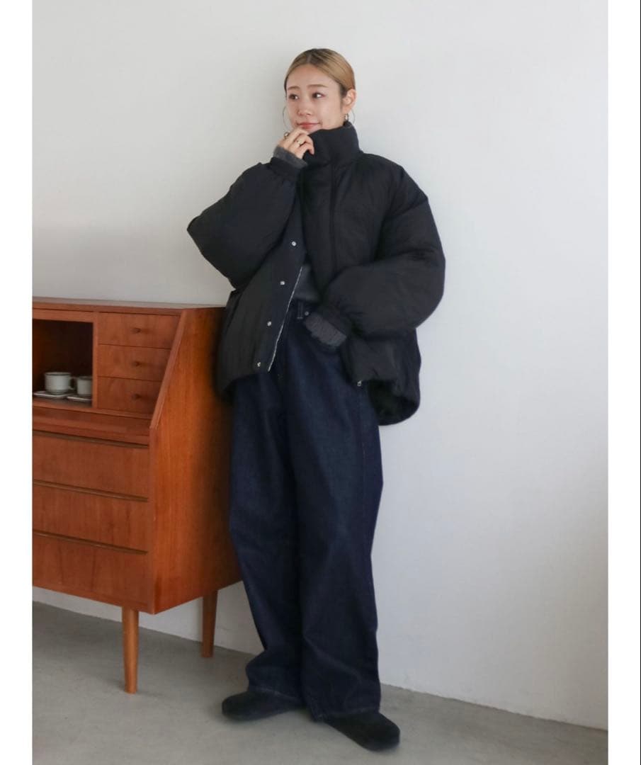 Ungrid モンスターコート BLACK サイズF