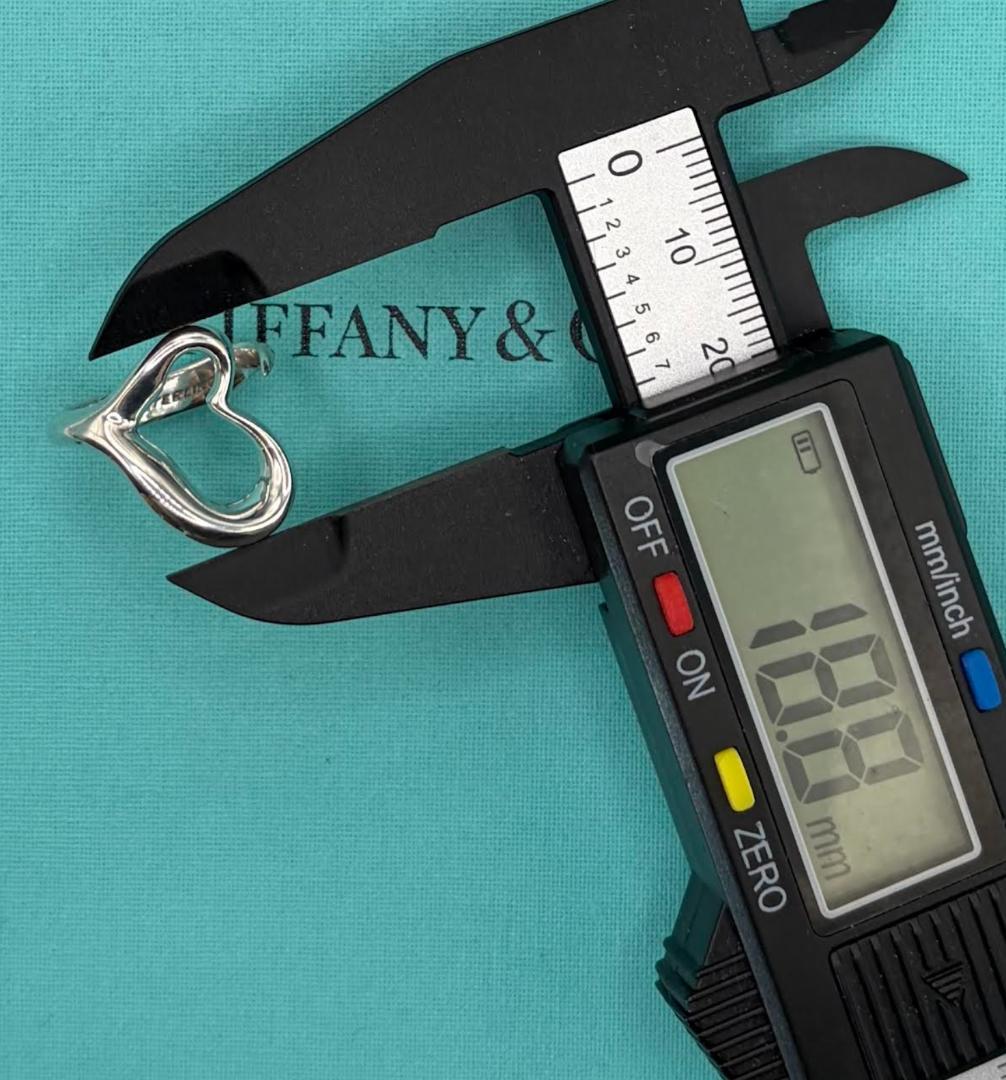 美品TIFFANY&Co. ティファニー オープンハートリングSV925 11号