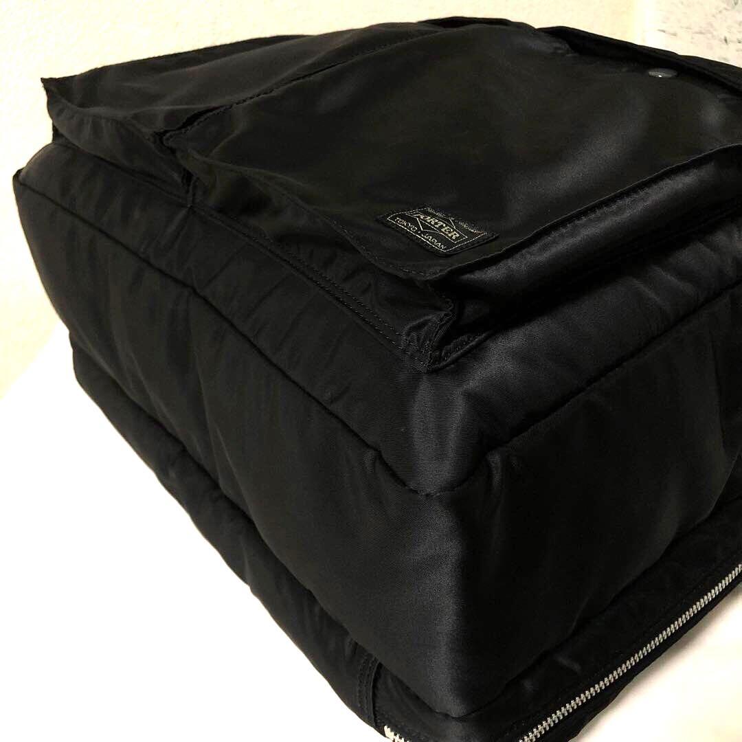 超美品✨廃盤 ポーター タンカー オーバーナイト 2way 2層 ブラック