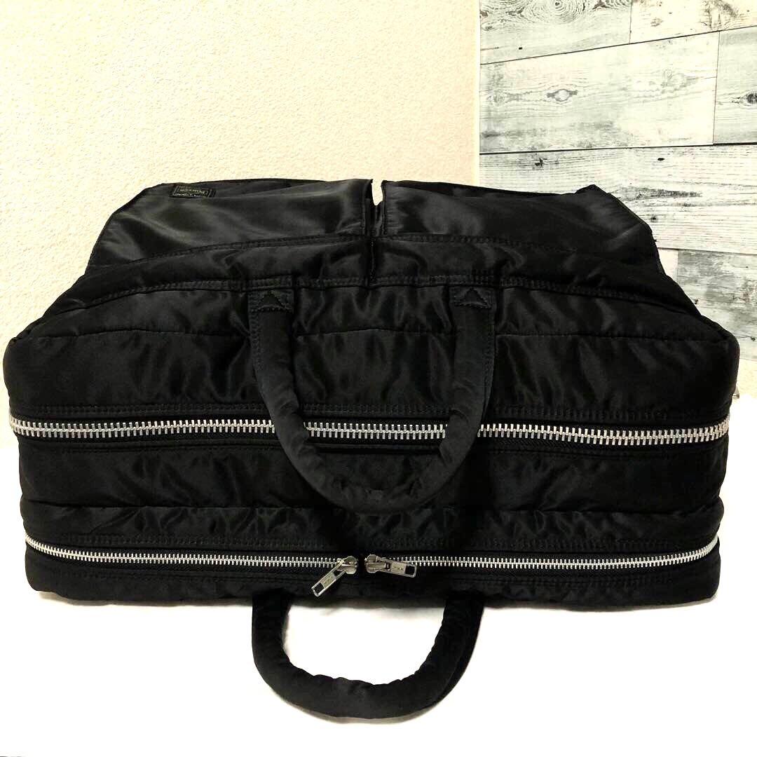 超美品✨廃盤 ポーター タンカー オーバーナイト 2way 2層 ブラック