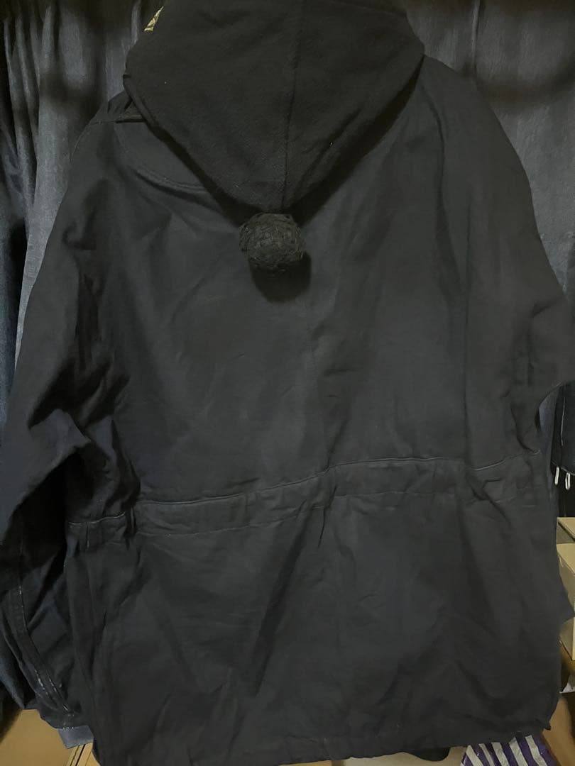 KAPITAL ネイビー モッズコート フード付き