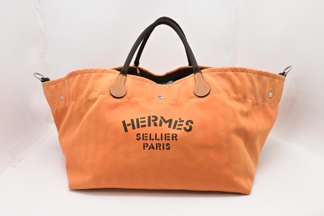 Hermès　エルメス　 トートバッグ　フールトゥ　ド　キャバリエ　キャンバス