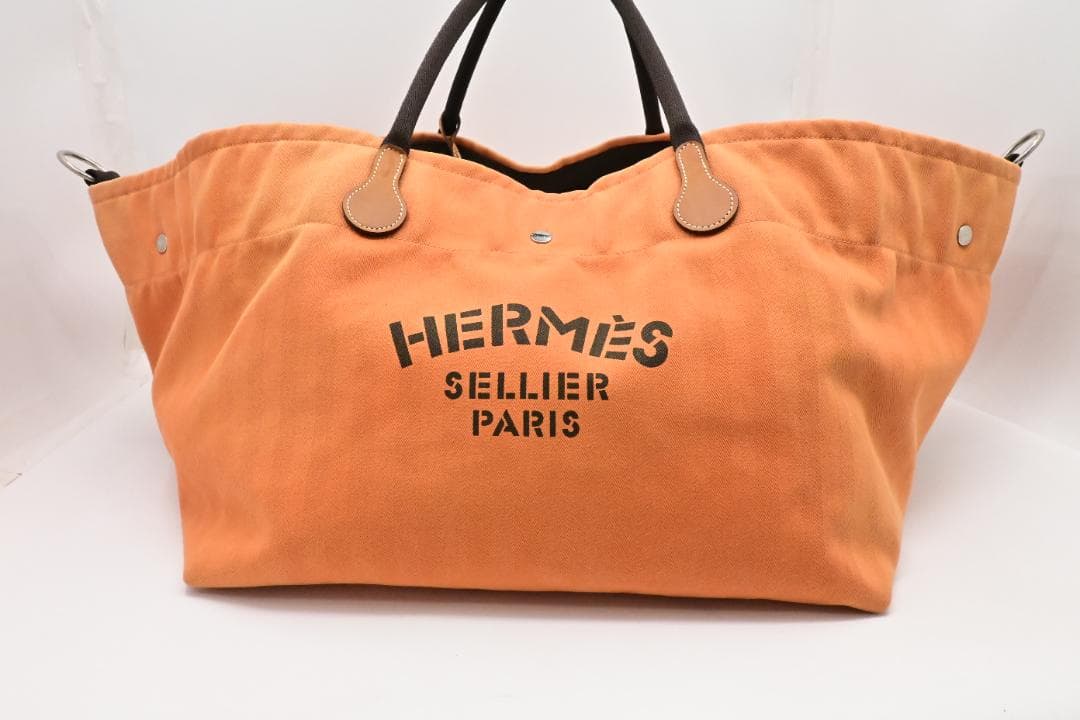 Hermès　エルメス　 トートバッグ　フールトゥ　ド　キャバリエ　キャンバス
