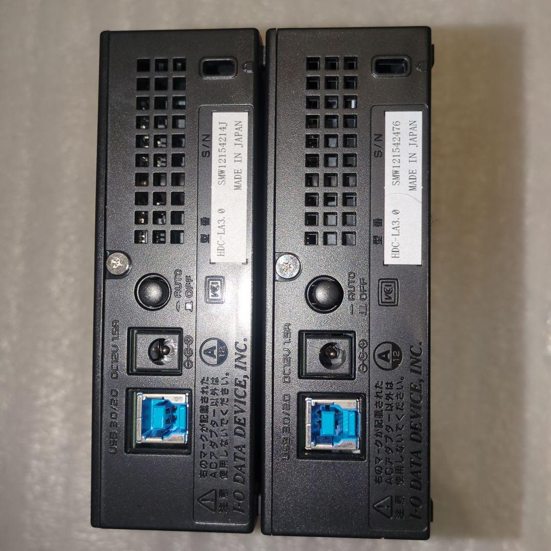 【ぱかやん】I-O DETA製 外付けハードディスク 3TB×2台 6TB