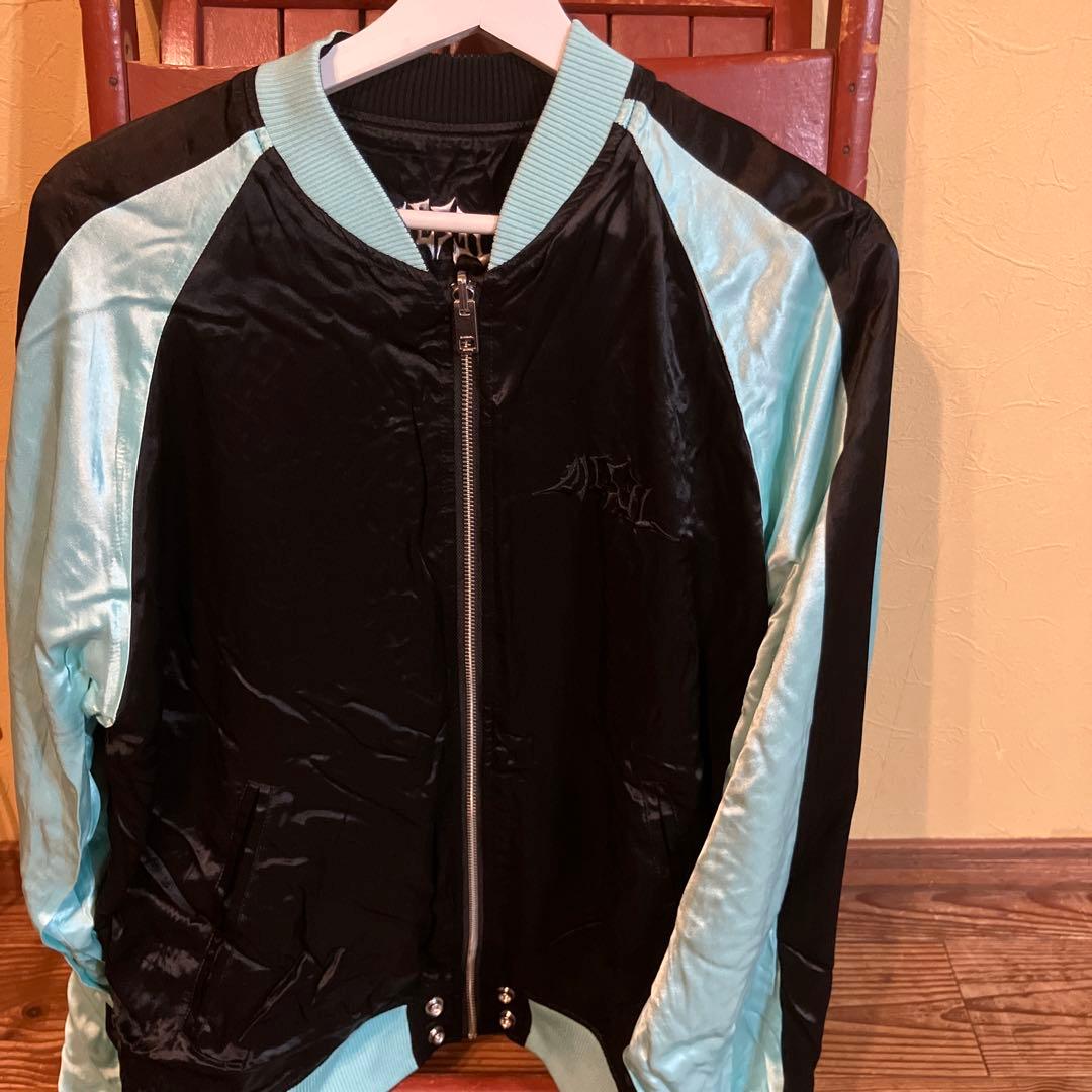 Diesel 黒 スカジャン 刺繍入り