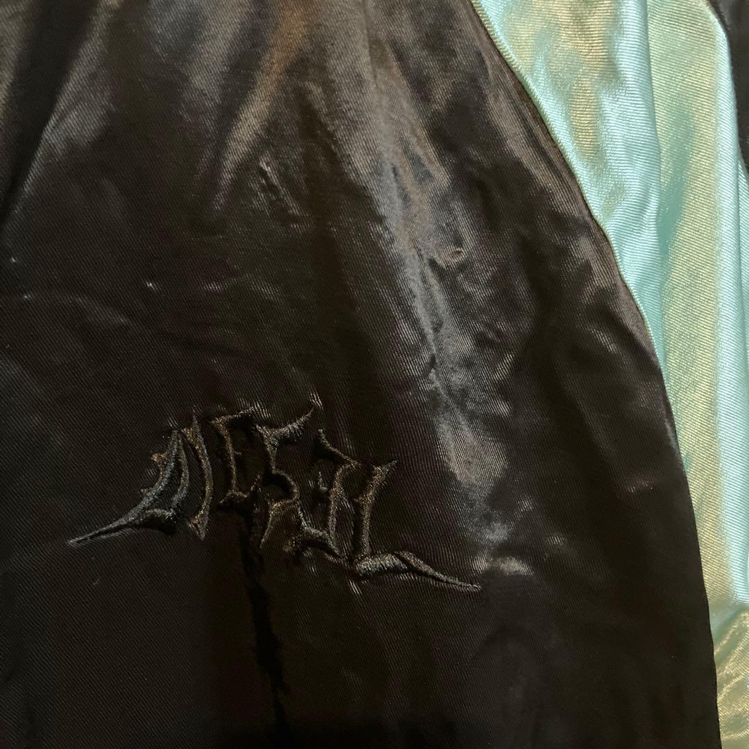 Diesel 黒 スカジャン 刺繍入り