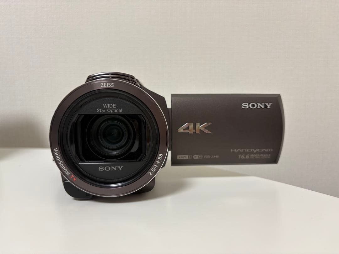 SONY FDR-AX40 4K対応 ビデオカメラ