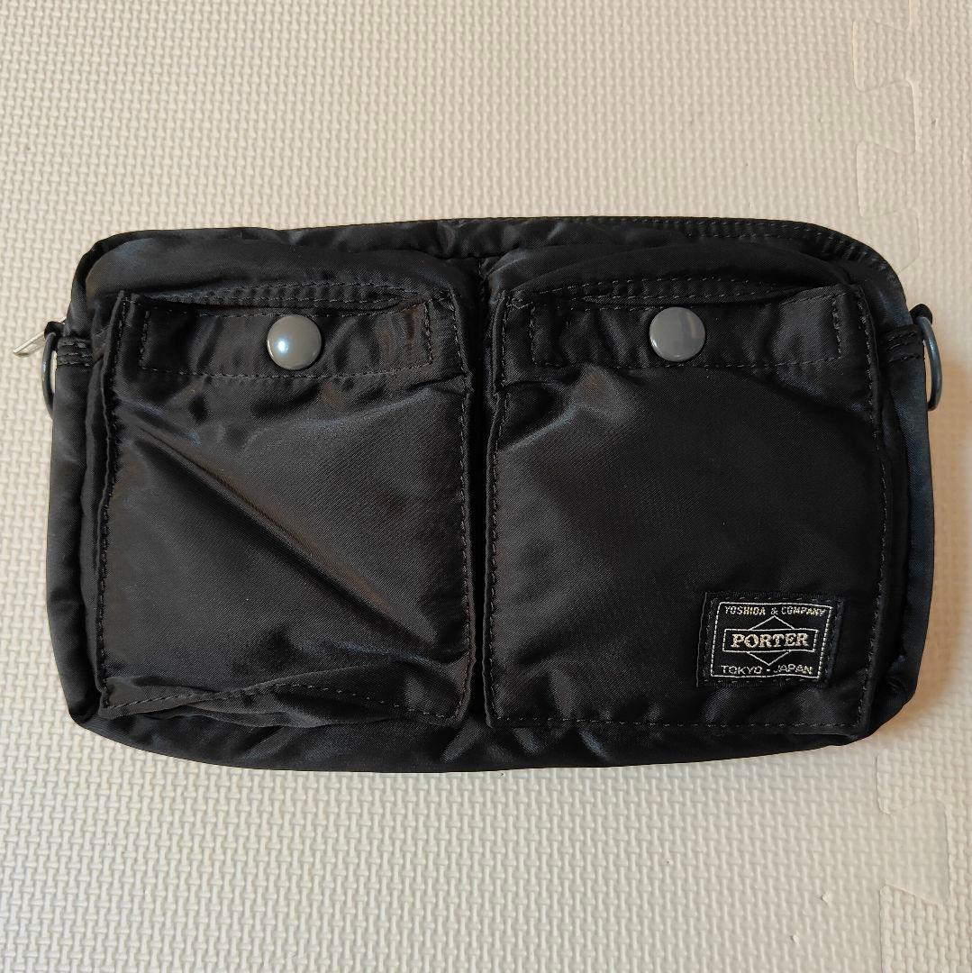 極美品　 PORTER ポーター タンカー ミニ 2way ショルダーバッグ　黒
