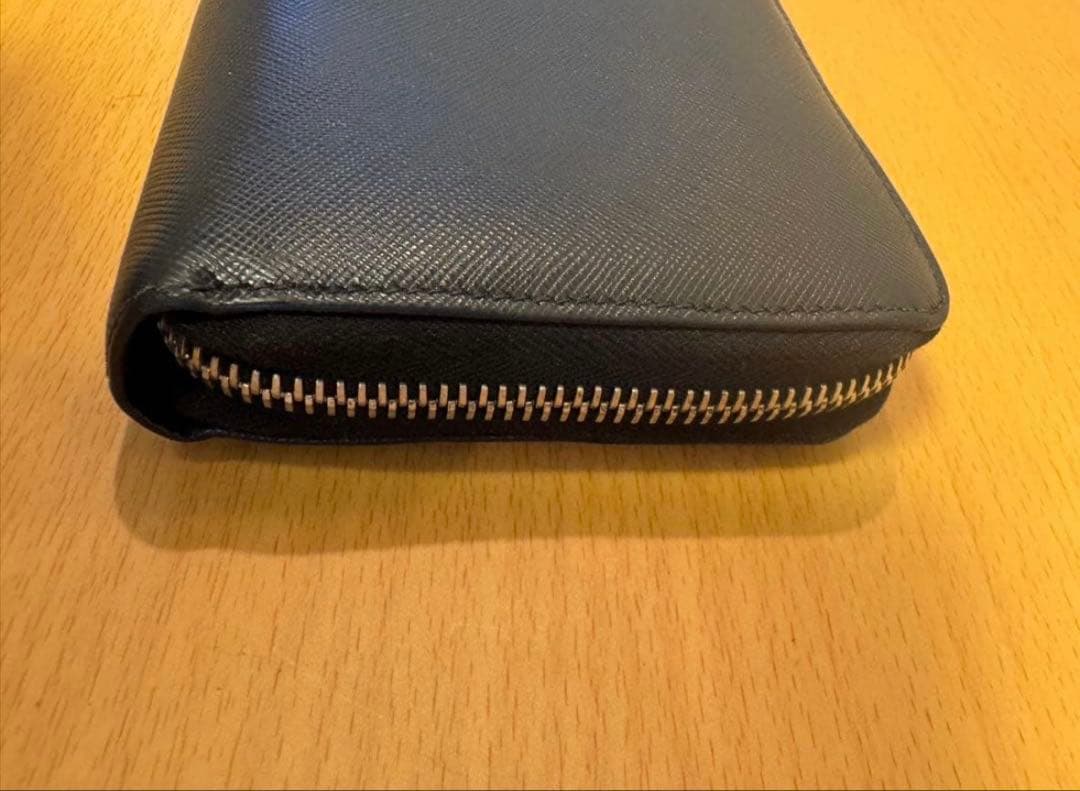【正規品】PRADA プラダ サフィアーノレザー ラウンドファスナー 長財布