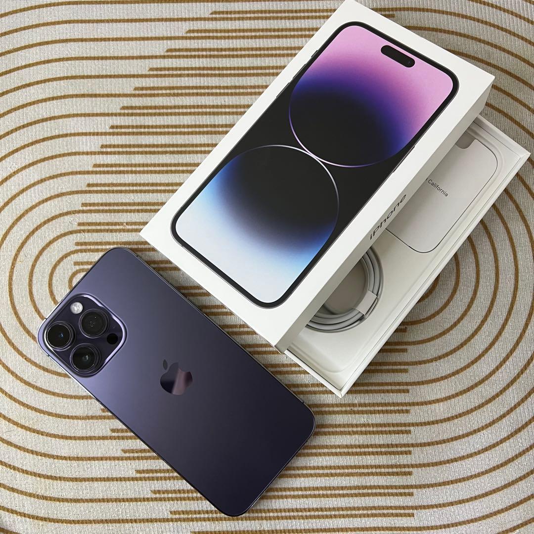 【美品】Iphone 14 Pro Max 256GBバッテリー96%