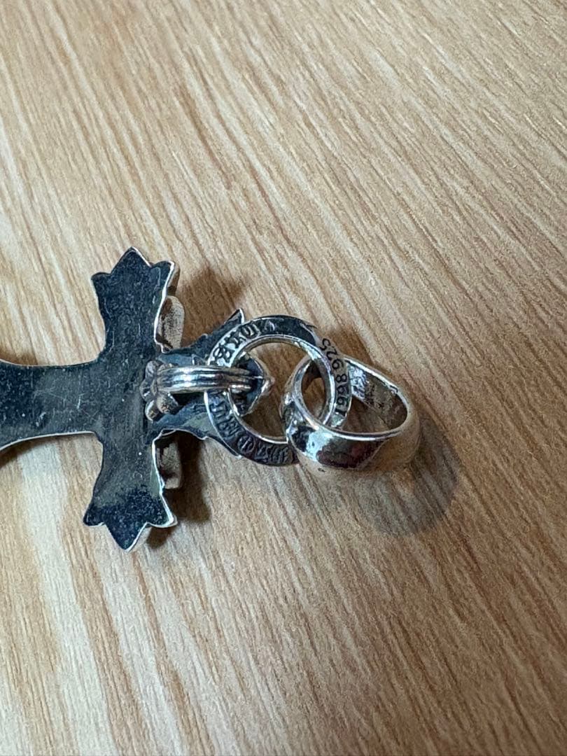 CHRONE HEARTS クロムハーツ ダブルCHクロスwithベイル