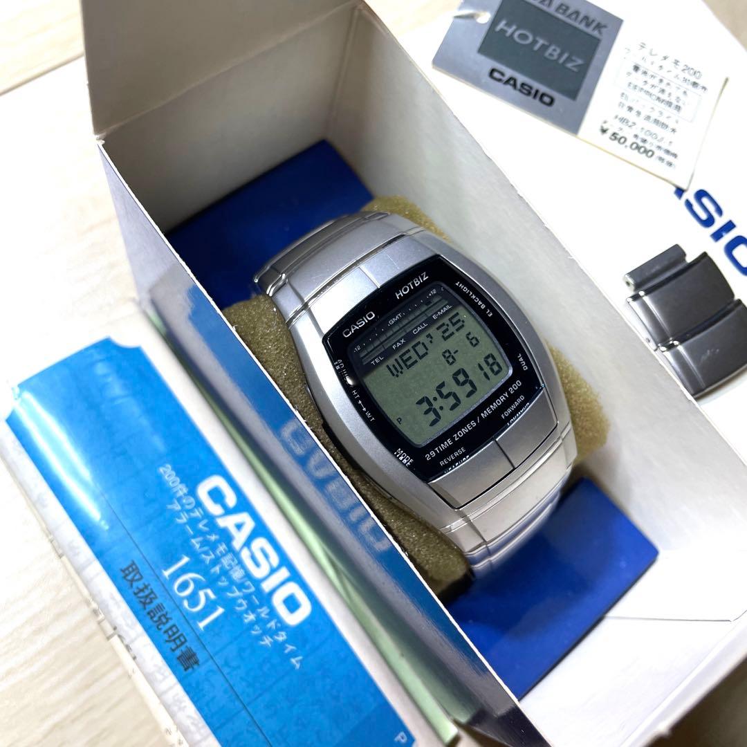 CASIO DATA BANK HOTBIZ テレメモ200 腕時計