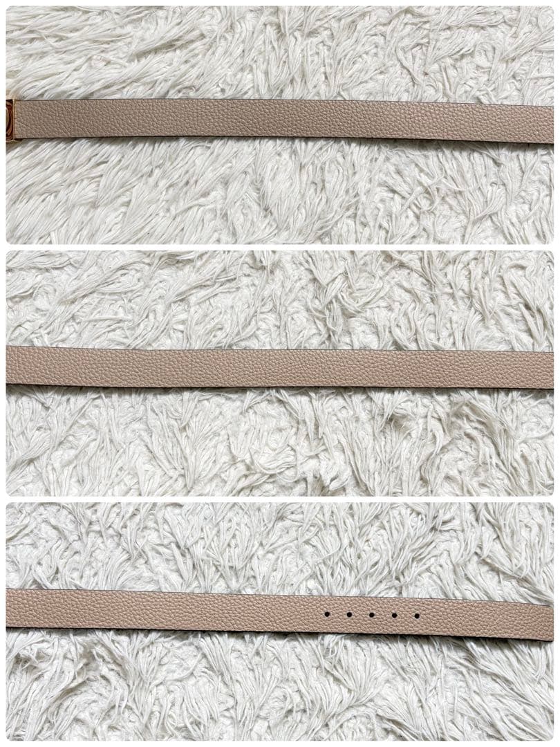 未使用級　フェラガモ　ダブルガンチーニ　ベルト　ゴールドバックル　リバーシブル