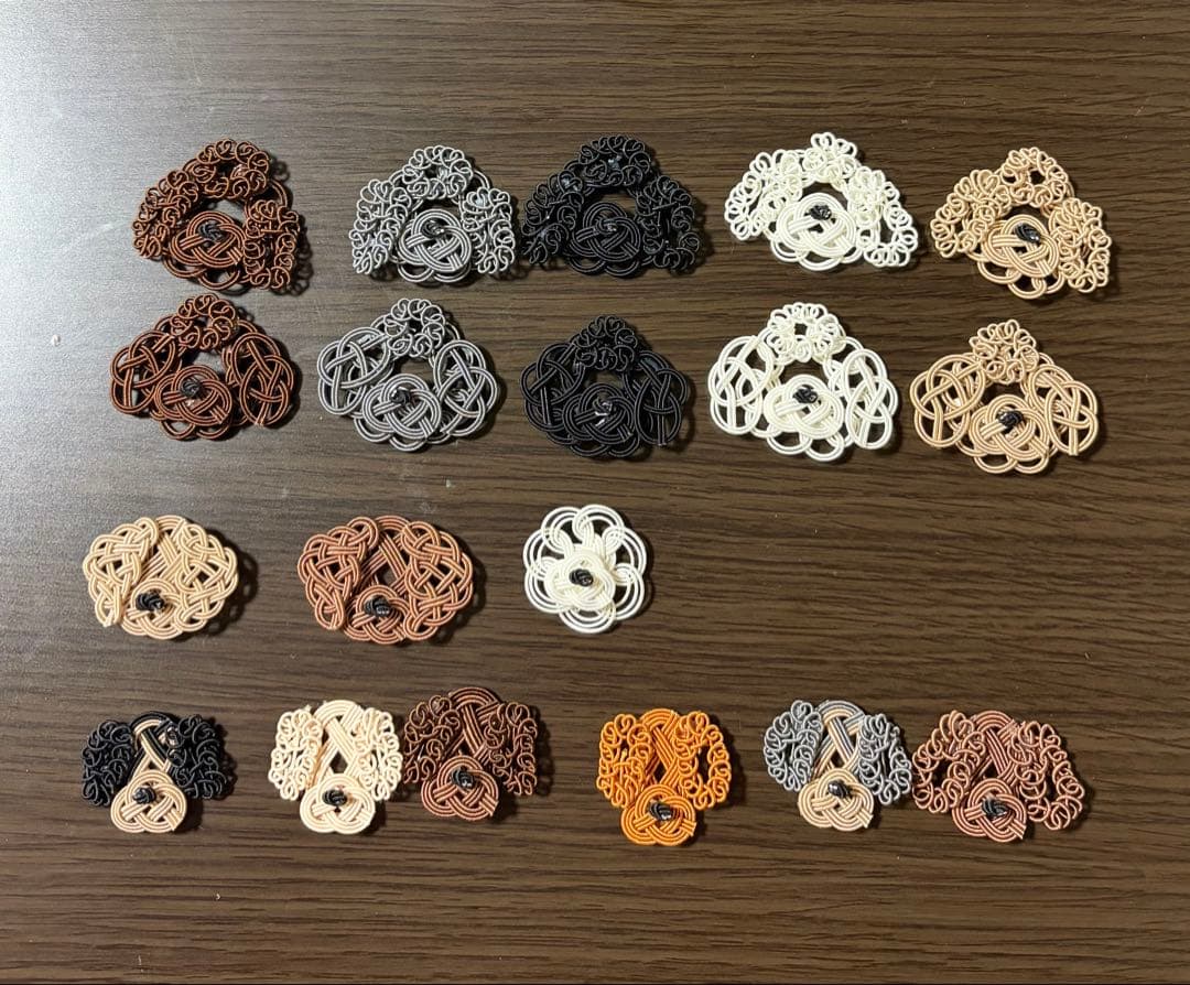 絹巻き水引パーツ 犬