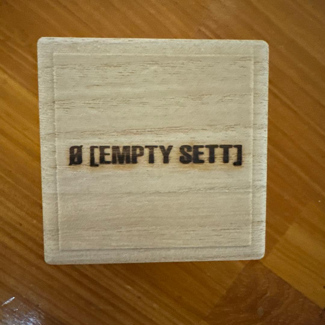 EMPTY SETT x MUZE エントリーリング Gold x Cream