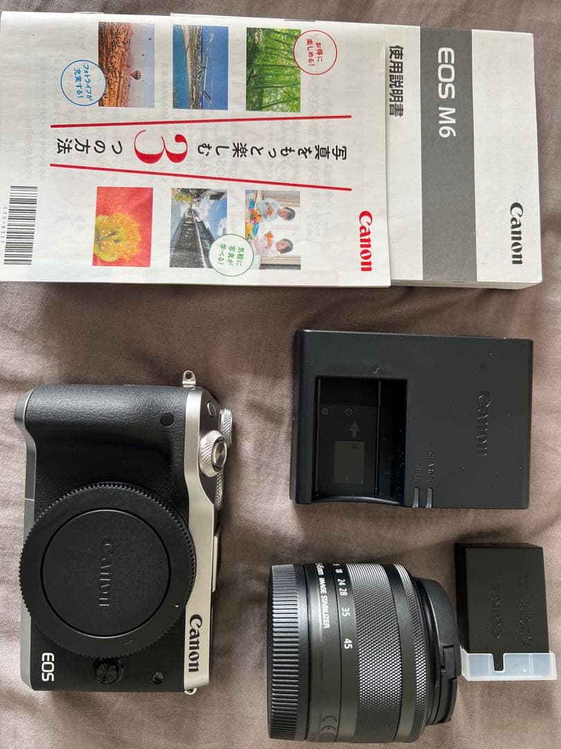 Canon EOS M6 ミラーレスカメラ 15-45レンズセット 超美品