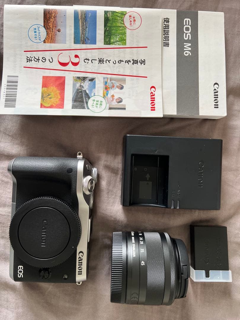 Canon EOS M6 ミラーレスカメラ 15-45レンズセット 超美品