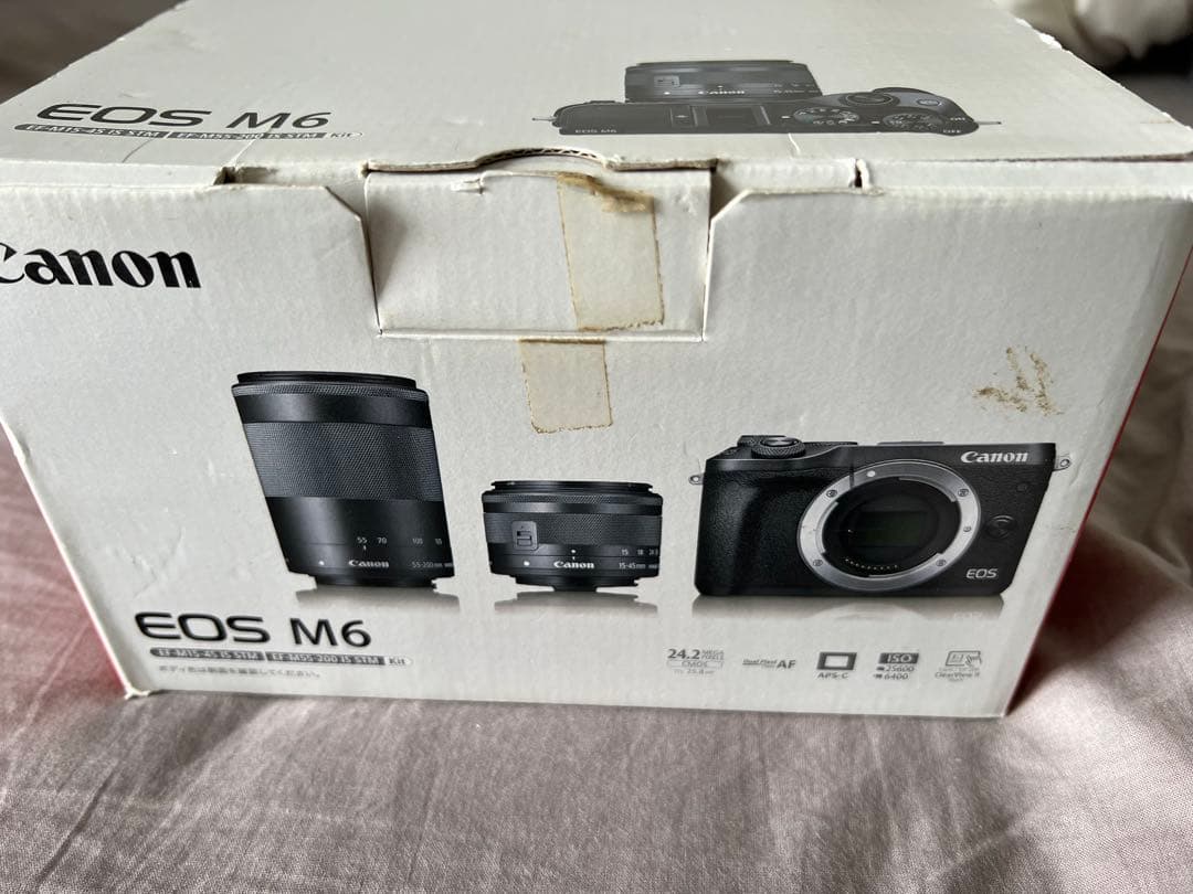 Canon EOS M6 ミラーレスカメラ 15-45レンズセット 超美品
