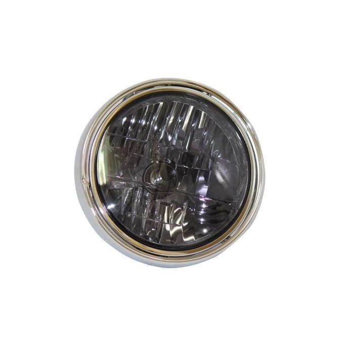 カワサキ車用 φ180 マルチリフレクター ヘッドライト スモークレンズ