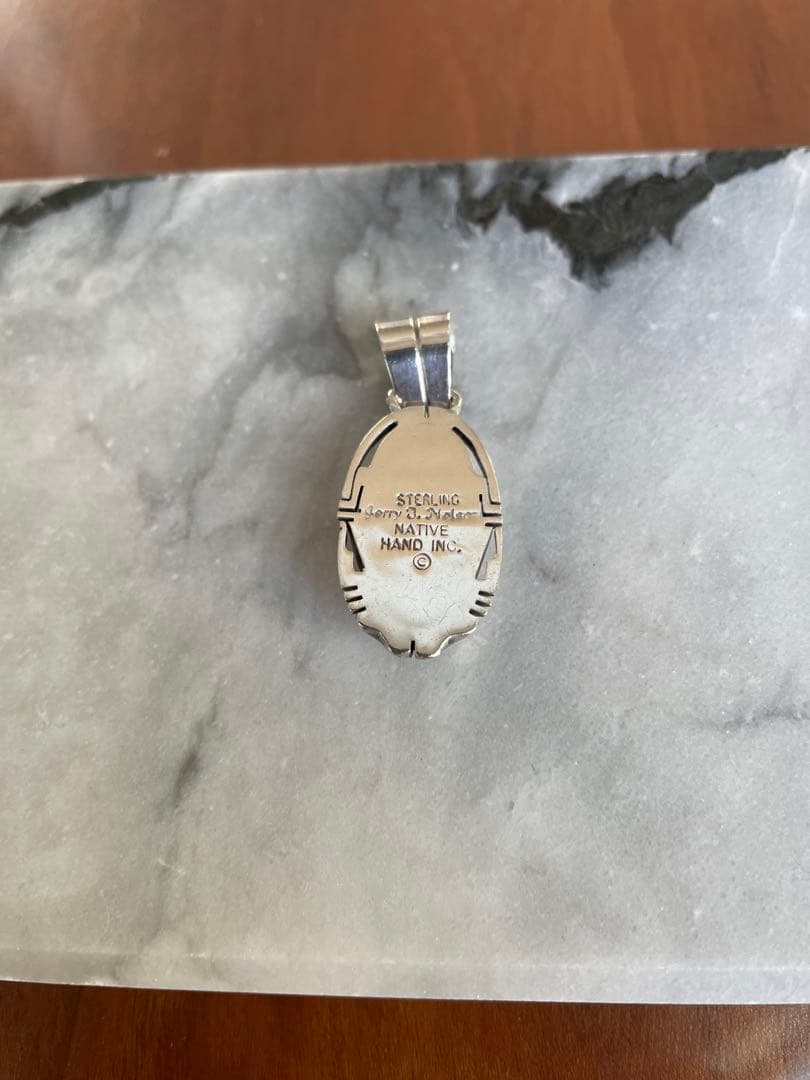 【美品　希少】ジェリーネルソン／ナバホ族 マルチストーン インディアンジュエリー