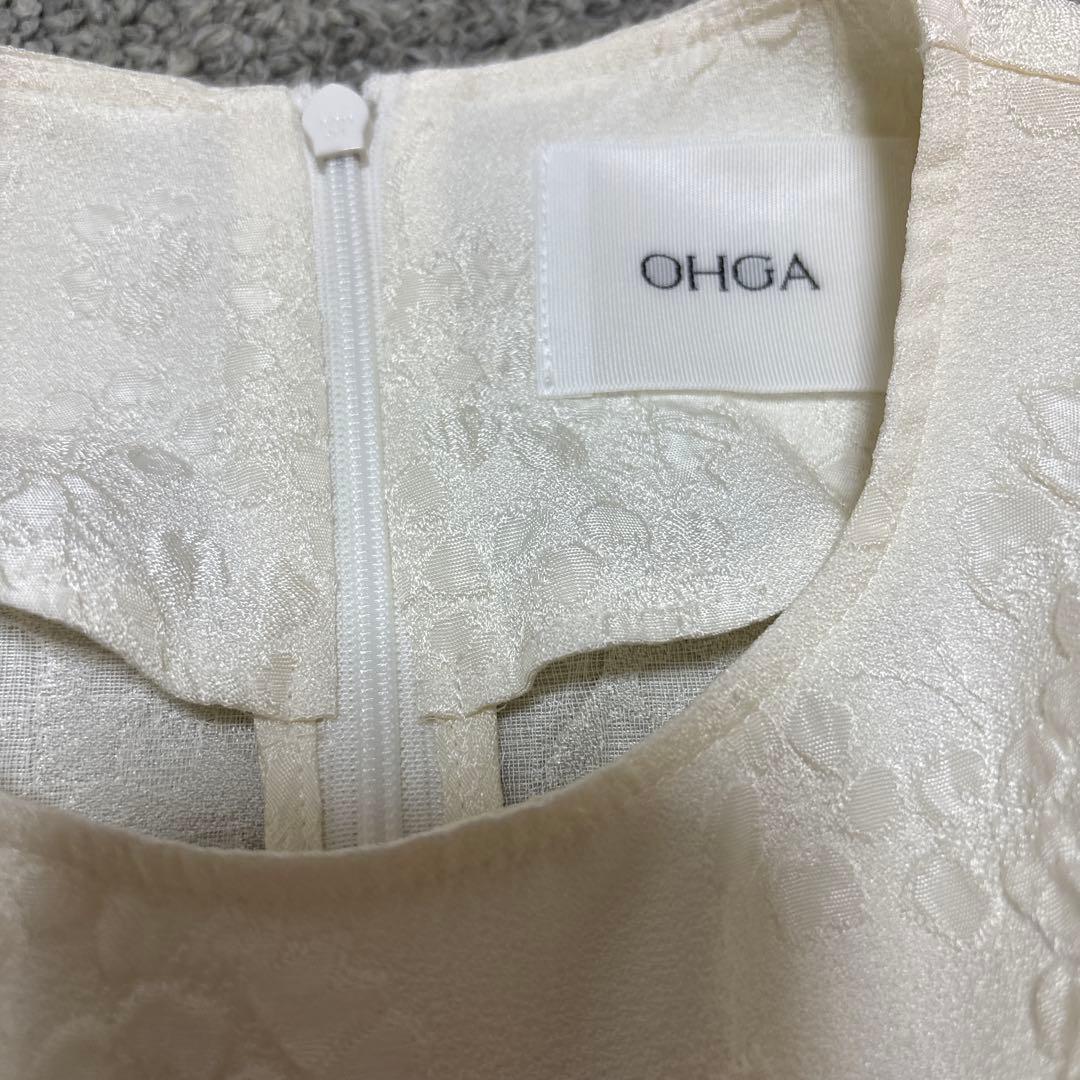 OHGA ブラウス　フルーツジャガード