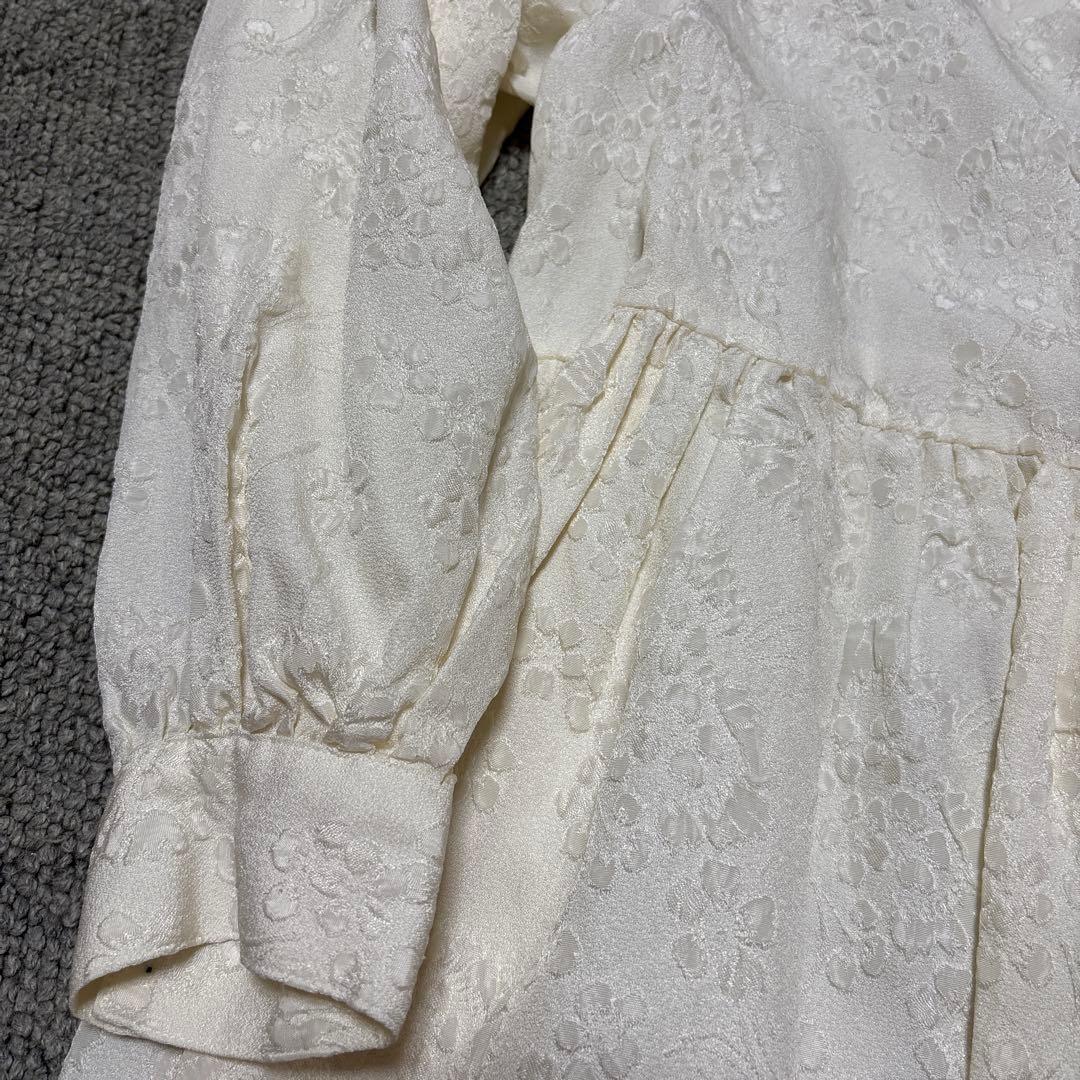 OHGA ブラウス　フルーツジャガード