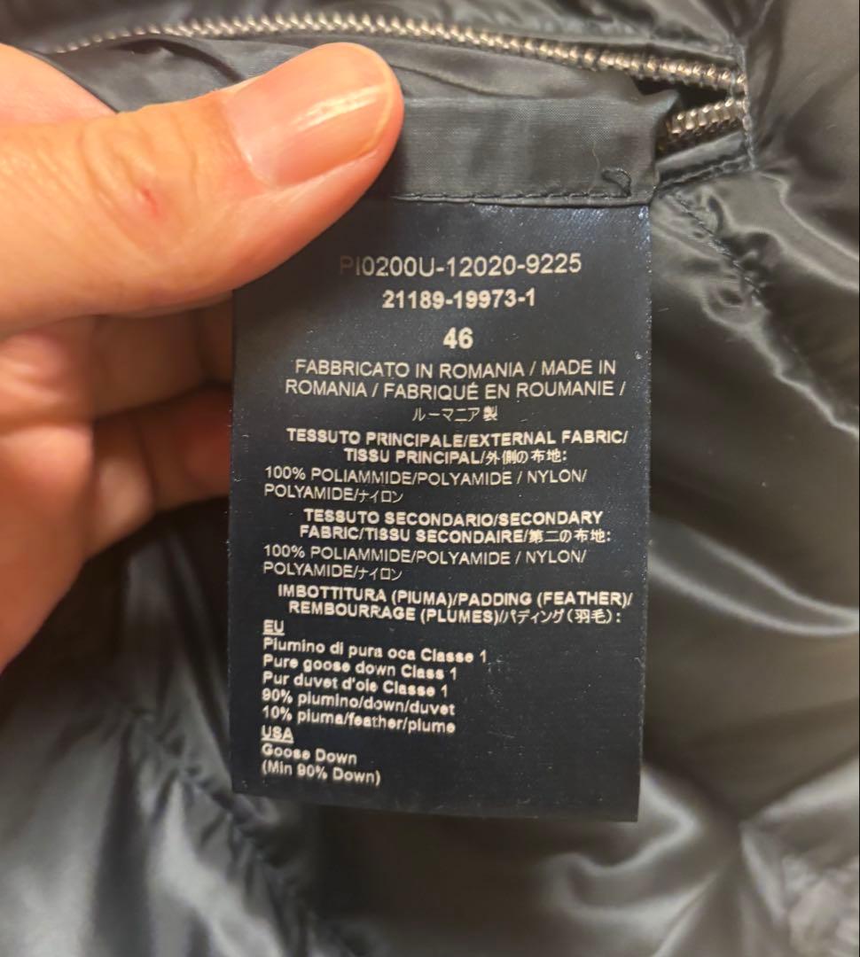 Herno リバーシブル ネイビー ダウンベスト